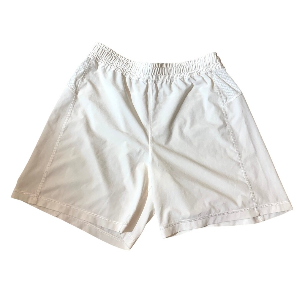 Ivivva Athletic Shorts Girls White Mesh Panel Sporty Active Athleisure 14
